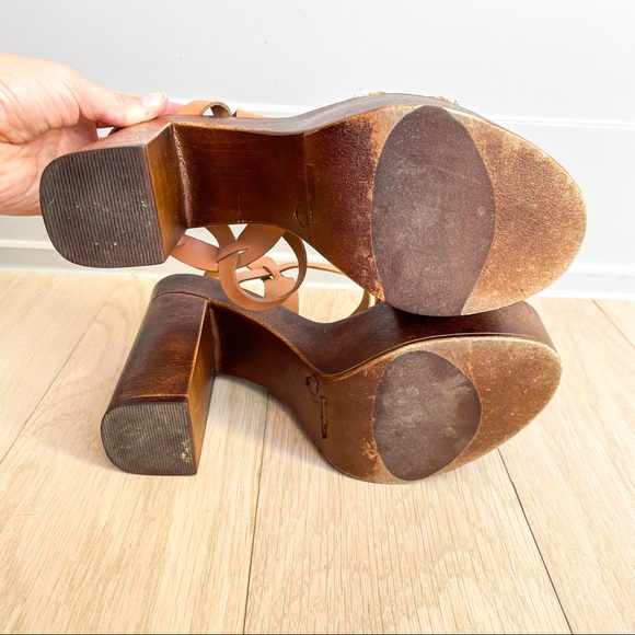 Steve Madden Laurisa Multi Raff Platform Sandals - Picture 6 of 8